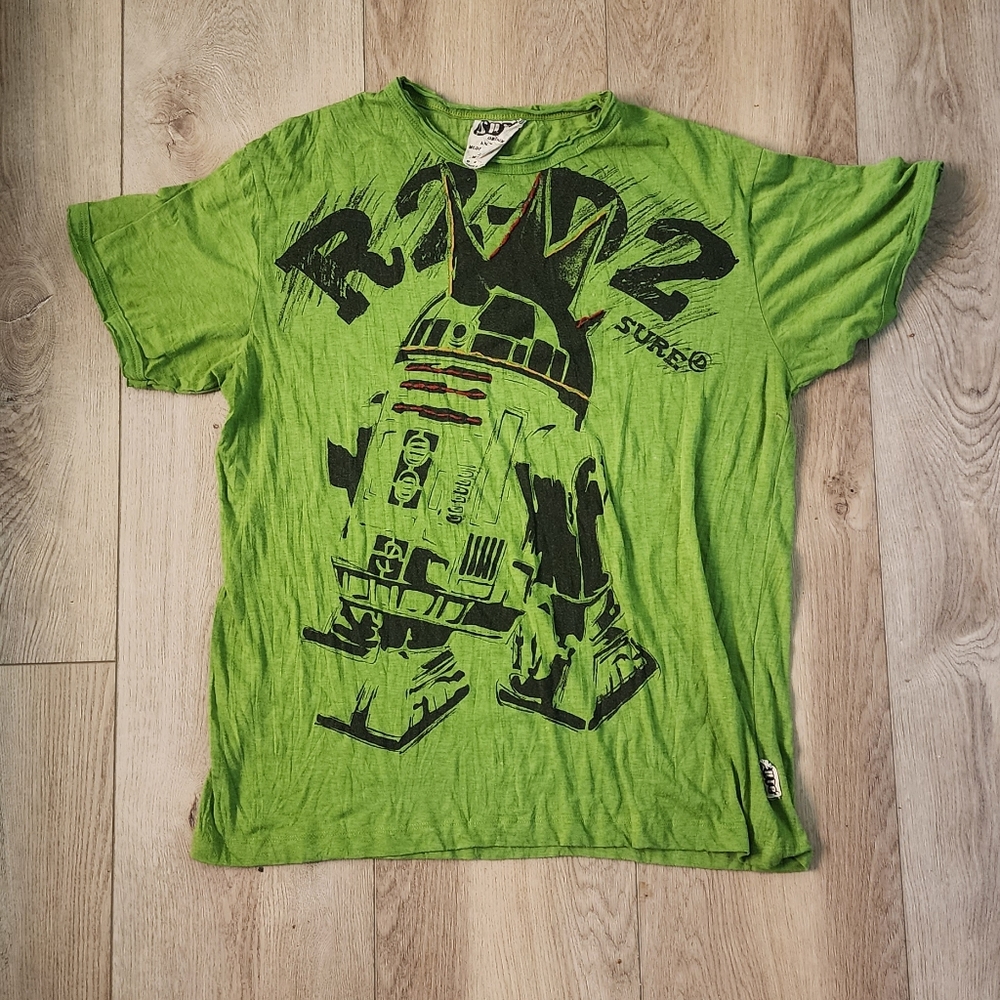Rare R2D2 shirt Star Wars Sure Brand size L